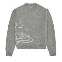 zasluk Unisex Grey Sweater - Comfortable, Stylish, and Warm Knitwear for All